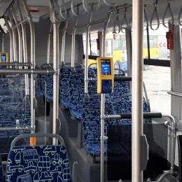 Wnętrze autobusu marki SCANIA M 323 Citywide LF 12,0