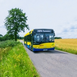 Autobus marki Solaris Urbino 12 - sesja w plenerze